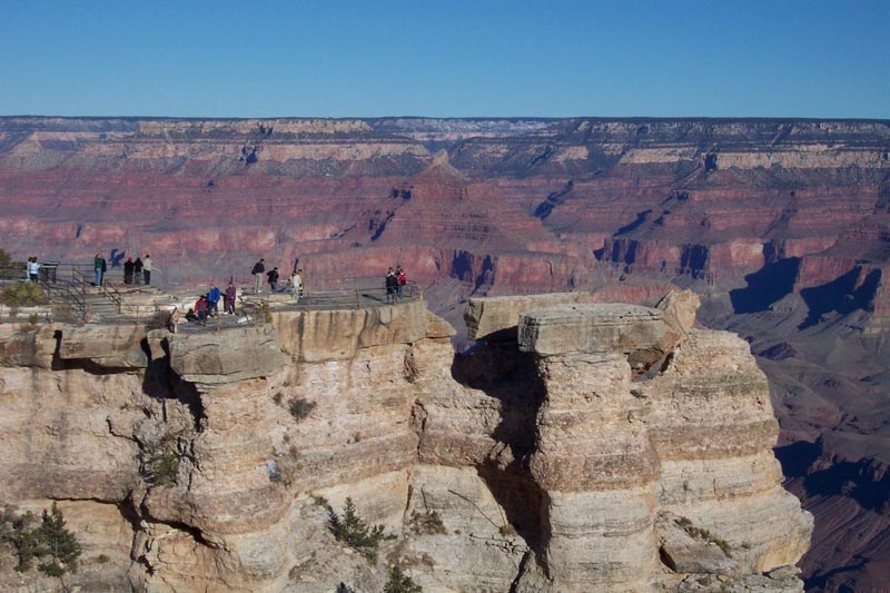 Many people consider Grand Canyon National Park the world’s premiere geologic landscape and a “geologic wonder”. The eroded cliffs reveal 1.7 billion years of fossils, volcanic activity, and geologic history. Credit: National Park Service from: https://www.nps.gov/articles/age-of-rocks-in-grand-canyon.htm United States Public Domain.