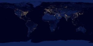 Earth at night (NASA)