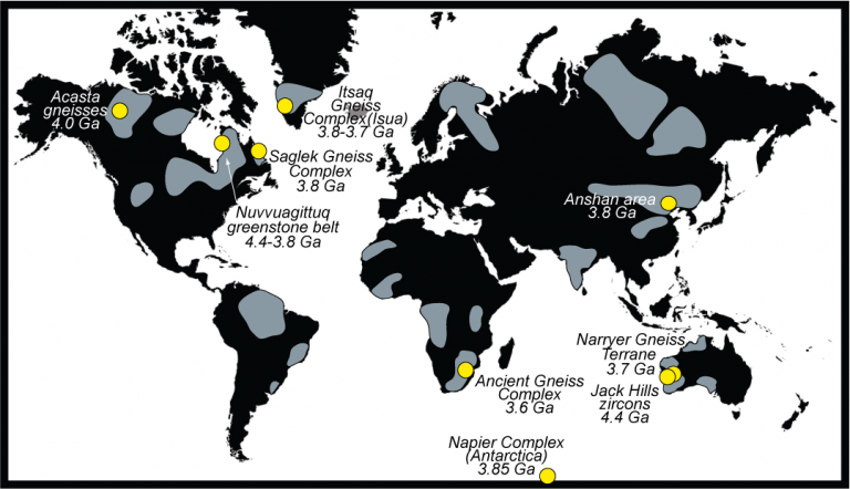 Earth S Oldest Rocks Historical Geology   Cratons1 768x442 