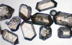 Photograph of crystals